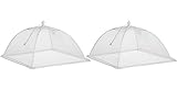 Smart Living 13-Inch Collapsible Food Saver Tent White 2-Pack