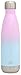 Simple Modern 17 Ounce Wave Water Bottle - Stainless Steel Double Wall Vacuum Insulated Reusable Leakproof Ombre: Sweet Taffy