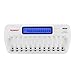 Tenergy TN160 LCD Battery Charger 12-Bay Smart Battery Charger for AA/AAA NiMH/NiCd Rechargeable Batteries Charger with Refresh Function Household Battery Charger w/AC Wall Adapter primary