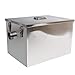 vinmax Stainless Steel Grease Trap Interceptor Set Detachable Design Grease Trap Commercial Grease Traps for Restaurant Kitchen Wastewater Removable Baffles(Ship from US)