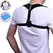 FuturePulse Unisex Posture Corrector |Effective and Comfortable Front Adjustable Neck and Clavicle Support Brace for Upper Back Pain Relief for Men and Women + Resistance Band
