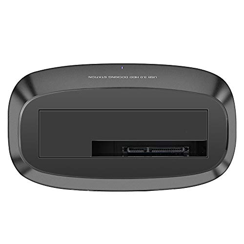 Hard Drive Docking Station USB3.0 for 2.5/3.5 Inch SATA I/II/ III HDD SSD, PC/Laptop/TV/PS4/XBox, USB Hard Drive Dock Support 12TB,Black