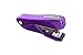 PraxxisPro, Fortis, 1/2-Strip (105 Staples) Compact Stapler, 2 to 25 Sheets, All Streel Construction, in 8 Vivid Colors (Purple)