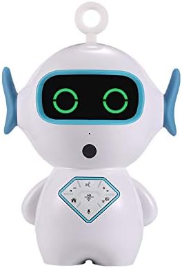 Smart Robot Toy Educational Toy Gift APP Control for Kids with LED Light Intelligent Voice Control,Dialogue, Singing, Tell Stories,Chat,Setup Clock (Blue)