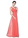 Ever-Pretty Elegant V-Neck Casual Dresses for Women 16US Coral