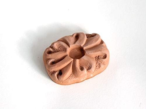 Incienso de Santa Fe Sunburst Style Clay Incense Brick Holder Burner
