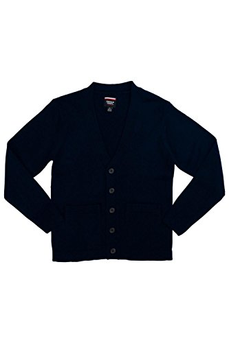 French Toast School Uniforms Anti-Pill V-Neck Cardigan Sweater Boys Navy 10
