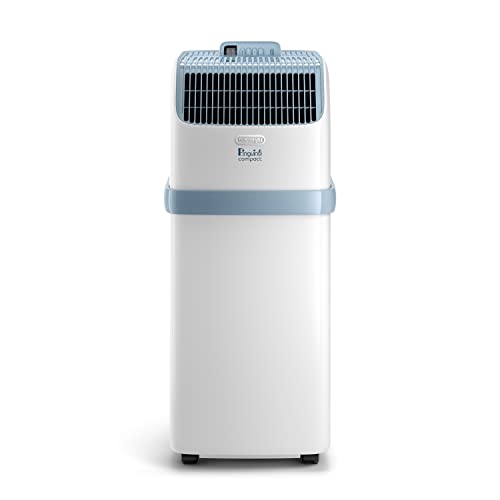 De'Longhi Pinguino - Mobiles Klimagerät, für Räume bis 21,5 m², mit Luftentfeuchter & Ventilator, 8300 BTU, Leiser Betrieb, Fernbedienung, 24h-Timer, Energieeffizienzklasse A (PACES72YOUNG)
