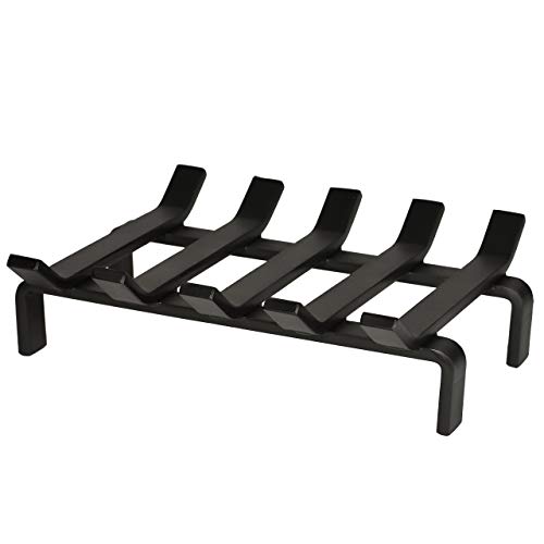 SteelFreak Heavy Duty 13 x 10 Inch Steel Grate for Wood Stove & Fireplace - Made in The USA (Renewed)