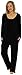 PajamaMania Women's Sleepwear Lightweight Long Sleeve Pajama Pj Set