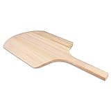 New Star Foodservice 50226 Wooden Pizza Peel, 12" x 14" x 22", Wood
