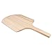 New Star Foodservice 50226 Wooden Pizza Peel, 12" x 14" x 22", Wood primary