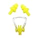 HOMEJU 7 Sets Waterproof Soft and Flexible Silicone Swimming Earplugs and Nose Clip - for Swimming, Sleeping, Surfing, Showering - for Adults and Children