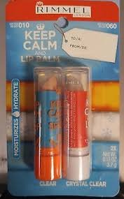 Rimmel Keep Calm and Shop Clear & Keep Calm and Love Crystal Clear Lip Balm Set (2)