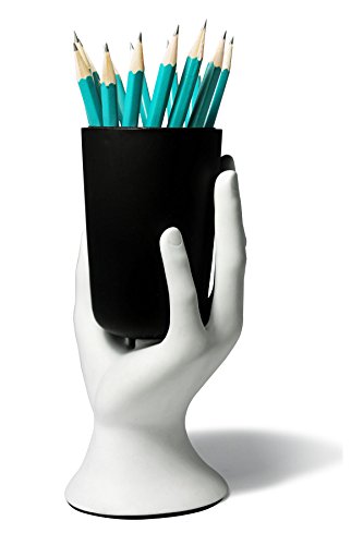 Tech Tools Hand Shaped Pen Holder Organizer - Doubles as a Paperweight Desktop Madness Series (HS-8053)