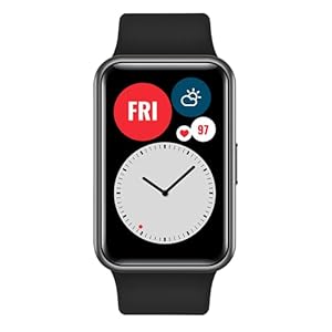 HUAWEI WATCH FIT Smartwatch, 1.64” Vivid AMOLED Display, 10 Days Battery Life, Built-in GPS, 5ATM, Oxygen Saturation…