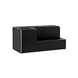 Rolodex Wood Tones Collection Desk Organizer, Black (62537)