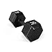 CAP Barbell Cast Iron Hex Dumbbell, Black, Single, 35 lb