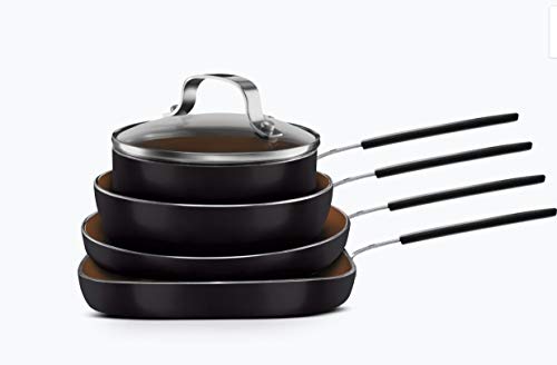Gotham-Steel-Mini-Stackmaster-5-Piece-Cookware-Set--Nonstick-Personal-Sized-Fry-Pan-Sauce-Pan-Wok-and-GrillGriddle-Pan-Nests-for-Easy-Storage-Dishwasher-Safe