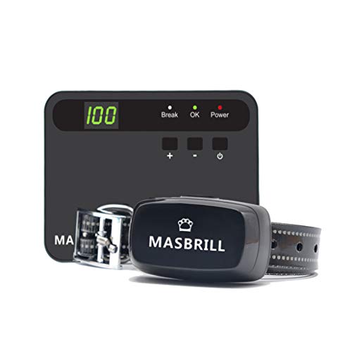 MASBRILL Electric Dog Fence, Underground Fence Containment Systerm, Suitable for Small, Medium, Big Dogs, Best Pet Safety Solution, Equip Rechargeable Waterproof Dog Collar (for 1 Dogs) - Thumbnail 7