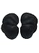 HIPGCC Polyester Set-in Shoulder Pads (3 Pairs of Black)