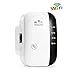 YiShuo WiFi Range Extender, Wireless Repeater Signal Booster Amplifier 300Mbps Wireless N Mini AP Access Point 2.4GHz Network Band with Gigabit Port High Gain Antenna Complies IEEE 802.11b/g/n