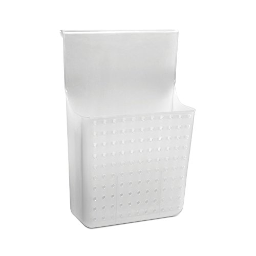 madesmart Over Door Wrap Organizer - Frost | CABINET COLLECTION | Aluminum Foil, Parchment and Kitchen Wrap Organizer | Soft-grip Hook | BPA-Free