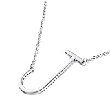 Expression Jewelry Stainless Steel Initial Necklace - Letter J