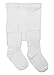 BEAR MUM Baby Girls' Seamless Organic Cotton Tights White 6-12Month