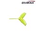 Gemfan 16pcs 3052 3-Blades Propeller 5mm Mounting Hole For 1306-1806 Motor FPV Toy Quadcopter Drone Yellow Pink