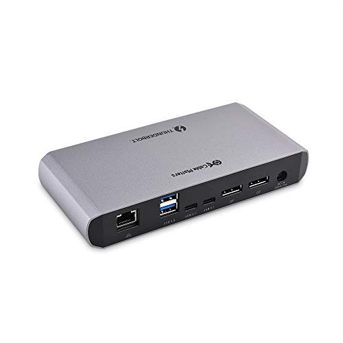 [Intel Certified] Cable Matters Aluminum Thunderbolt 3 Dock USB C
