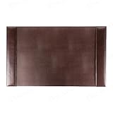 DACASSO Bonded Leather Desk Pad with Side Rails