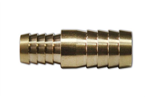 LTWFITTING Brass 12mm x 16mm Barb Hose Fitting Straight Splicer for Vehicle Fuel System, Car Heater and Cooler (Pack of 25)