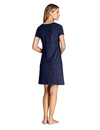 Vestido camisero jacquard terry para dama Lands 'End Swim Cover-up