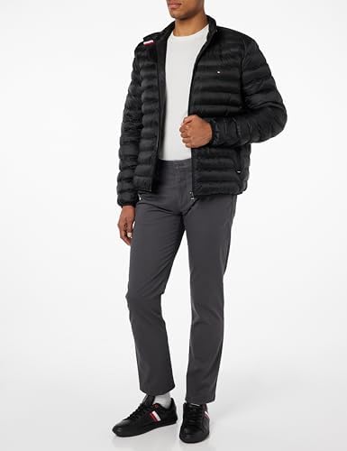 Core Denton 1985 Pima Cotton Chino Calças Masculinas, Cinzento (Freixo Escuro), 33W/30L
