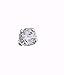 TheMaddHatter Dermal Clear Round CZ Top Prong Setting 316l Surgical Steel (14g) (1 Piece)