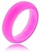 Silicone Wedding Ring for Active Women PREMIUM Skin Safe & Comfortable NonBulky