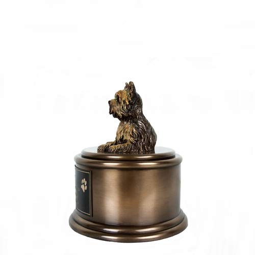 image for Perfect Memorials Custom Engraved Yorkshire Terrier Figurine Cremation