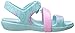 Crocs Keeley Frozen Fever K Sandal (Toddler/Little Kid), Ice Blue, 9 M US Toddler