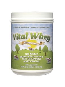 Well Wisdom - Vital Whey Natural Vanilla Flavor 600g (21oz) [Health and Beauty]
