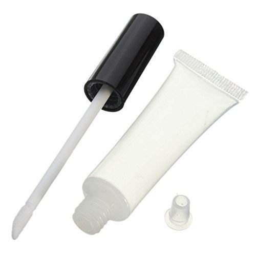 Teensery 15ml empty clear plastic lip gloss tube cosmet…