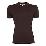 100% NZ Organic Merino Wool Lightweight Women’s Base Layer Thermal T-Shirt Short Sleeve V-Neck Tee