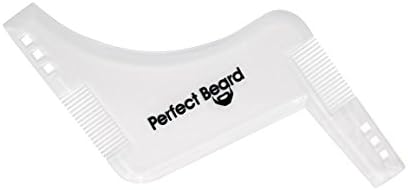 Perfect Beard Beard Shaper with Built in Combs, Shapes Two Styles of Beards Plus Goatees and Necklines