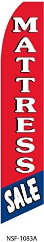 (5) five MATRESS SALE pink/yel 11.5' Swooper #8 Feather Flags BANNERS
