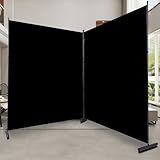 Room Divider 6FT 2 Panel Privacy Screen, 142'' Wide