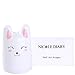 NICOLE DIARY Nail Art Stamper Cute Rabbit Nail Stamper With Cap and 2Pcs Scraper for Stamping Nail Polish Manicure Print Tool