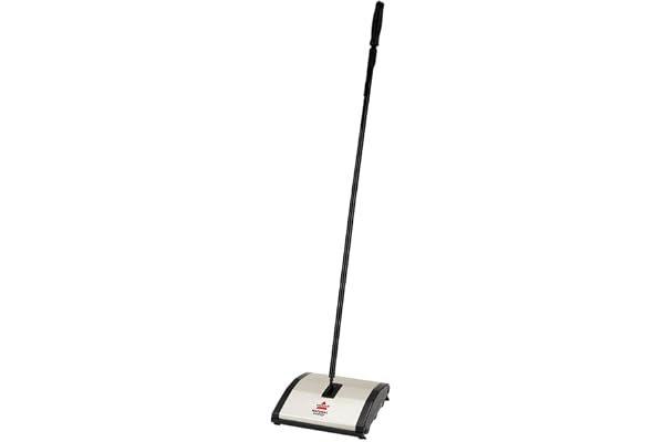 BISSELL Natural Sweep Dual Brush Cordless Sweeper, Silver, 92N0A