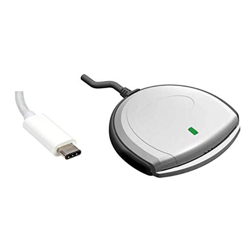 image for Identiv SCR3310v2.0 USB Smart Card Reader (USB C)