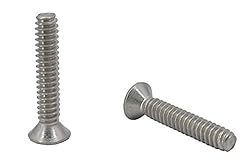 FixtureDisplays® 6-32 X 3/4" Stainless Flat Head