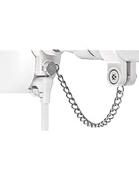 Holicfun - Soporte de pared para exteriores antirrobo con cierre de cadena de seguridad para cámaras de seguridad Arlo Pro y Arlo Pro 2 (blanco, 2 unidades)